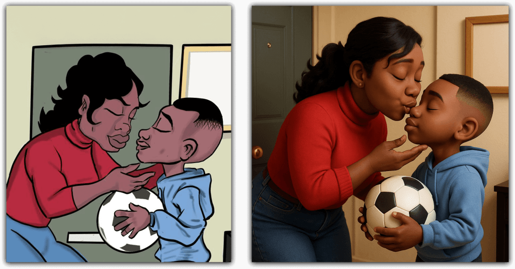 Turning 2D images to 3D illustrations using Ai